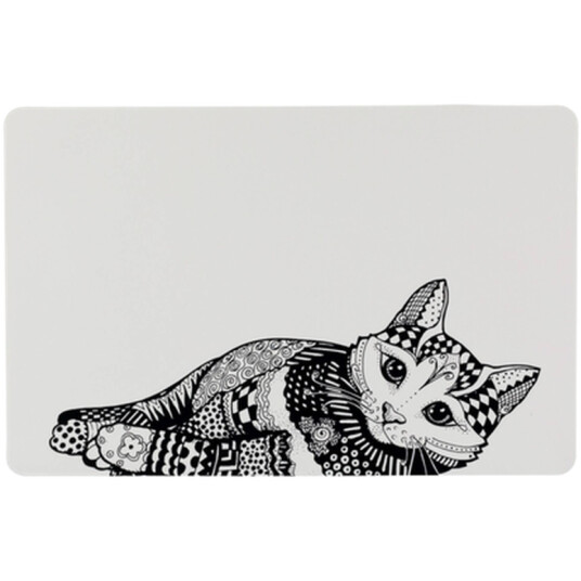 Zentangle Bordskåner Hvit 44 cm