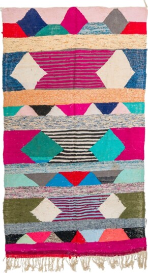 Marokkansk Boucherouite teppe 145 x 250 cm Størrelse: 145 x 250 cm