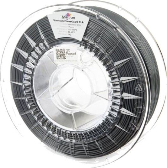 Spectrum FlameGuard PLA Filament 1.75 mm 1000 g Industrial Grey 81451