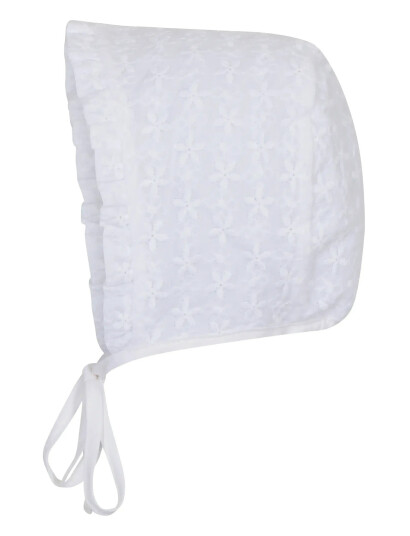 mp Denmark Flora Baby Bonnet   White   49