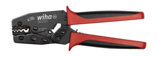Wiha 45959 Krympetang Uisolerede Kabelsko 0.1 Til 16 Mm²