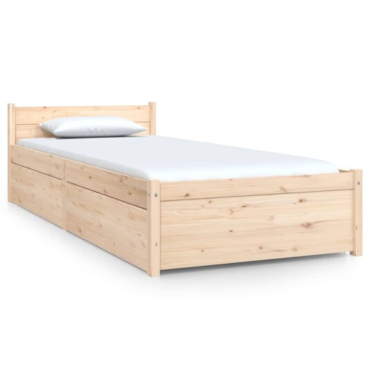 Sengeramme med skuffer 75x190 cm Small Single 8720287011699