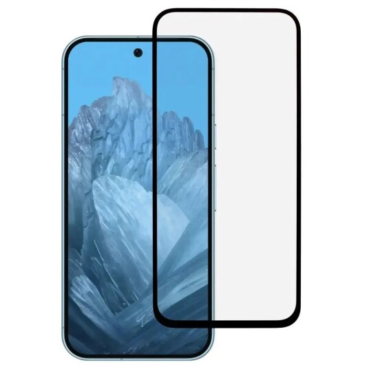 INCOVER Google Pixel 9 / 9 Pro Full Fit Skjermbeskytter - Svart Kant
