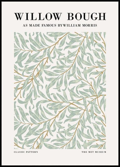 William Morris Willow Bough Plakat Plakat / 70x100cm