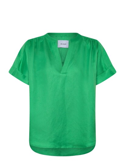 Minus Msjuno Linen Blouse   Green   36