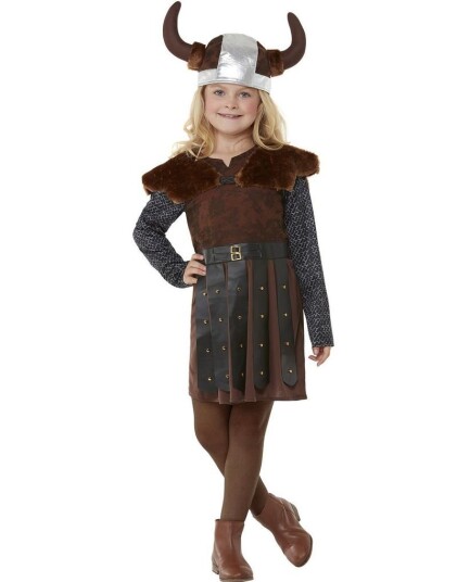 Vikingkostyme til Jente med Hatt Strl 10 12 ÅR