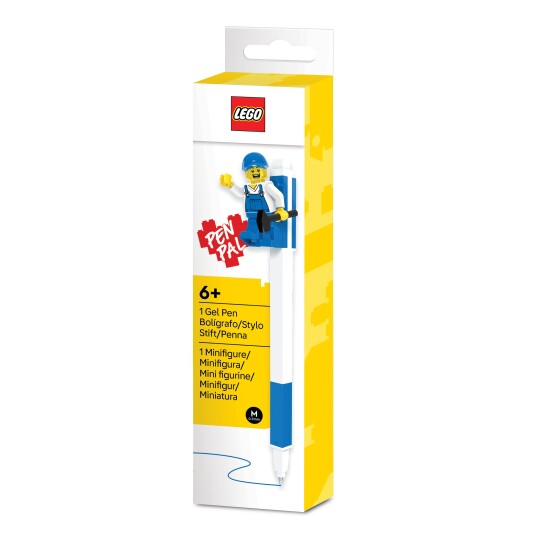 Lego Pen Pal Gelpenn Med Minifigur Blå