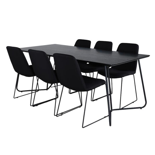 Venture Home Spisegruppe Venture Home Annika med 6 Muscot Stoler GR22099