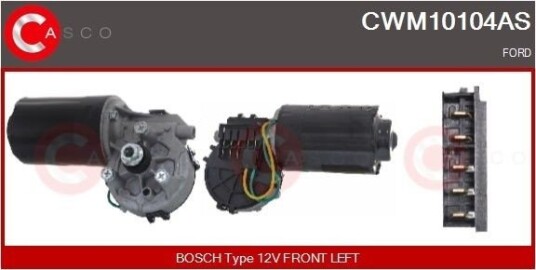 CASCO CWM10104AS Vindusviskermotor CASCO CWM10104AS Vindusviskermotor