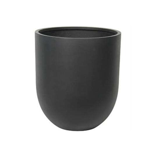 Homefactory RO Fiber pot Black 301015