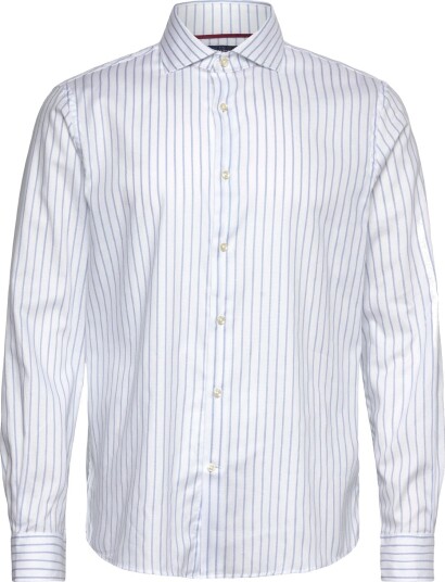 Tommy Hilfiger Dc Flex Collar Royal Oxf Stpe White 43 Tommy Hilfiger Dc Flex Collar Royal Oxf Stpe White 43