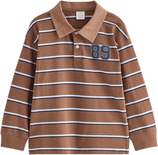 Lindex Rugby Shirt Brown 110