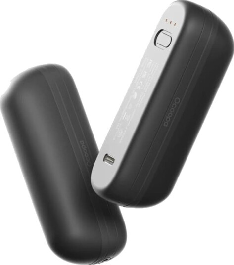 Ocoopa UT2s mini elektronisk håndvarmer 5200 mAh opptil 6 timer sort