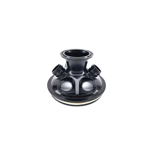 Kegland FermZilla 2" TC Temp Twister Lid lokk med hull for kjøling og thermowell