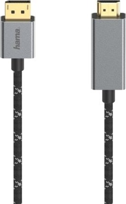 Hama 00200506 1,5 M Displayport Hdmi Hankjønn Hankjønn Rett