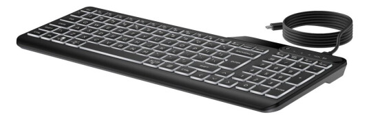 HP 400 Mekanisk Bakbelyst Tastatur med USB-C og 12 Programmable Keys - Engelsk QWERTY - Svart HP 400 Mekanisk Bakbelyst Tastatur med USB-C og 12 Programmable Keys - Engelsk QWERTY - Svart