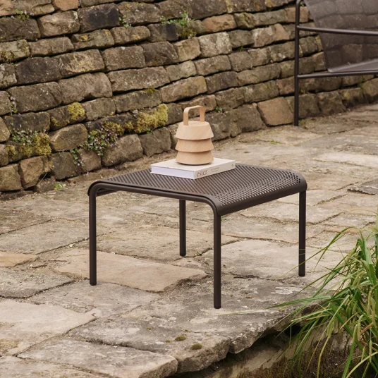 Ferm Living Dapple Salongbord 57x57 cm Dark Chocolate