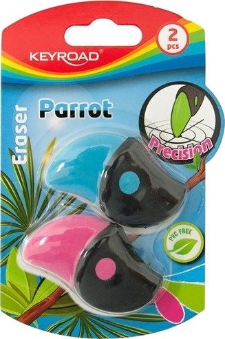 Keyroad Universell Viskelær Parrot 2 Stk.