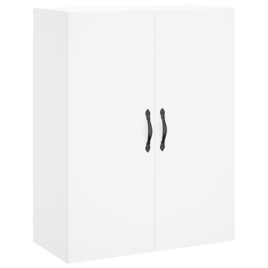 vidaXL Highboard hvit 69,5x34x180 cm konstruert tre 8720845474874