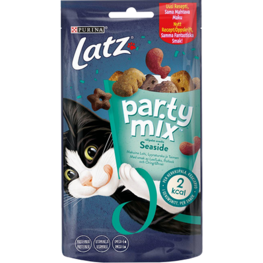 Latz Party Seaside Mix 60 G X 8 Stk. Katt Helse Og Pels Hygiene Godbiter Purina Latz Latz Party Seaside Mix 60 G X 8 Stk. Katt Helse Og Pels Hygiene Godbiter Purina Latz
