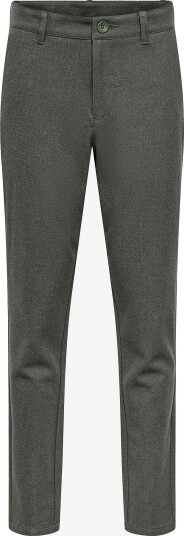 ONLY & SONS JUNIOR   Bukser Osjmark Slim Brush Pique 0353 Pants   Grå