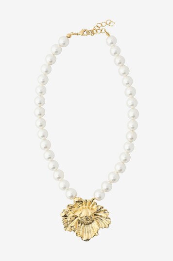 Caroline Svedbom   Halskjede Bibi Pearl Choker   Gull