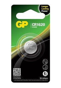 GP CR1620 3V Litium Knappcellebatteri - 1 stk