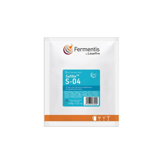 Fermentis Safale S 04 100g Tørrgjær for Engelske øl