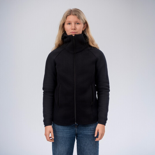 Janus Airwool Merino 280 Hood Jkt W Black L