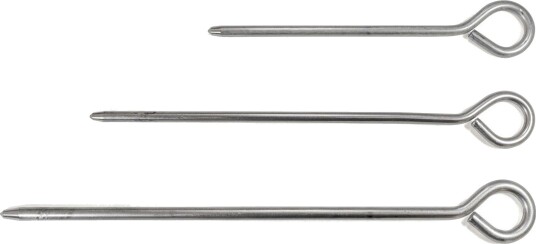 Basicnature teltutstyr Duralumin teltplugger 15 cm 6 stk
