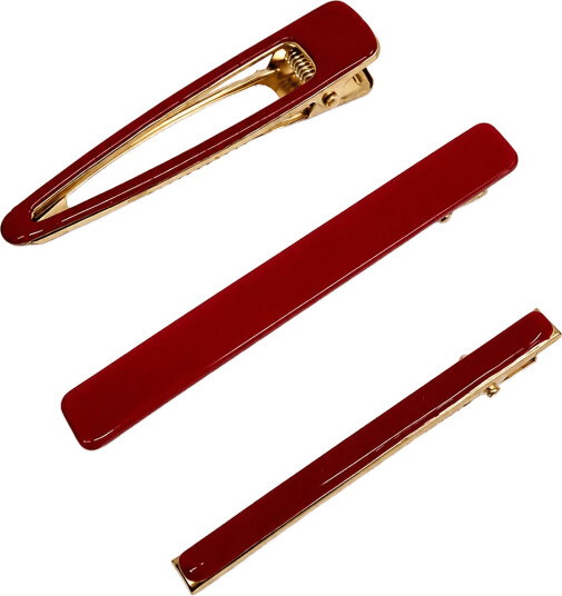 Pipol"s Bazaar Molly Hair Pin Set Red 3 Pcs Red ONE SIZE Pipol"s Bazaar Molly Hair Pin Set Red 3 Pcs Red ONE SIZE