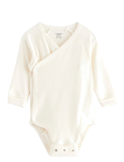 Lindex Body Wrap Rib Solid White 50