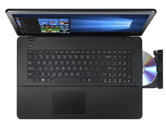 Asus X751na-1A, Kabinett + Tastatur, Nordisk, Asus, X751na