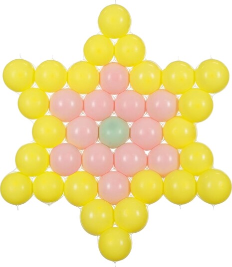 Stjerneform for Ballonger 63x68 cm uten Ballonger