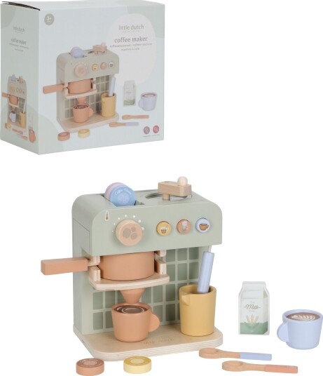 Little Dutch Little Dutch - Coffeemachine Fsc - Green - ONE SIZE
