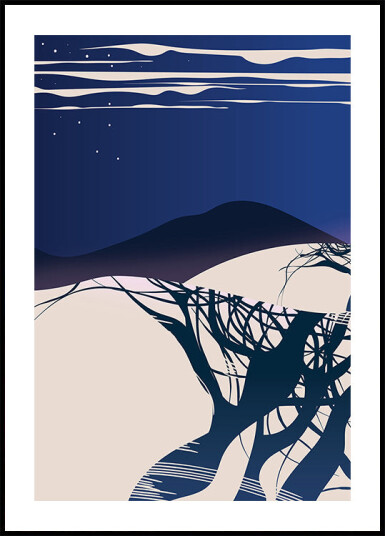 Winter Trees Plakat Plakat / 50x70cm