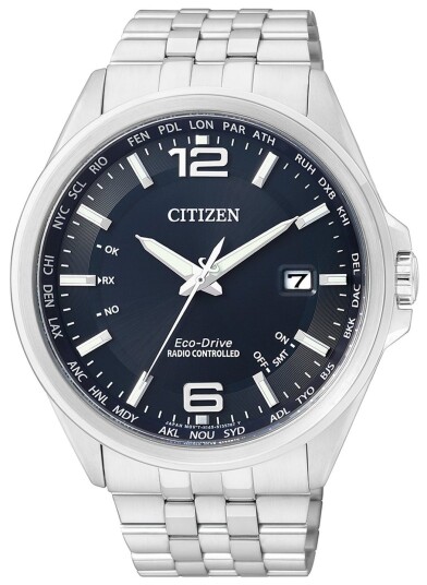 Citizen Herreklokke CB0010 88L Radio Controlled Blå/Stål Ø43 mm
