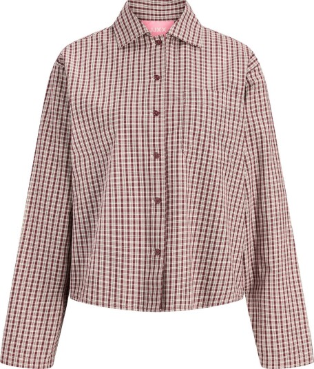 JJXX Jxasta Ls Clean Check Shirt Wvn Sn Brown M