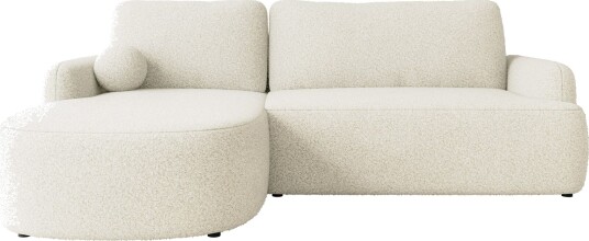 Branrel 3 seters sofa med divan hvit