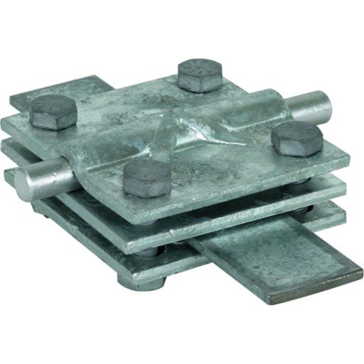 Potensialutjevning Kryssklemme galvanisert Ø8 10/30 40 mm