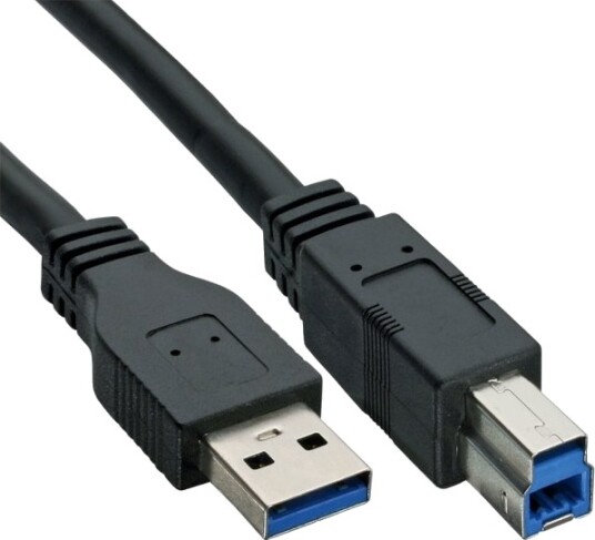 Inline 35303 0,3 M Usb A Usb B Usb 3.2 Gen 1 3.1 Gen 1 Svart