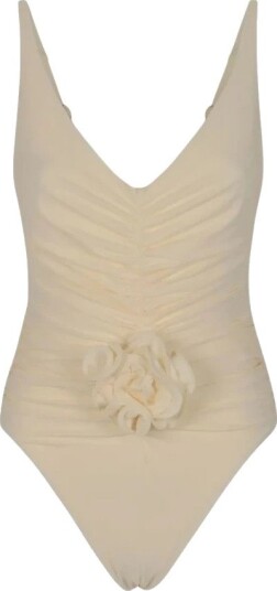 Magda Butrym Dame Svømmetøy Beige S,