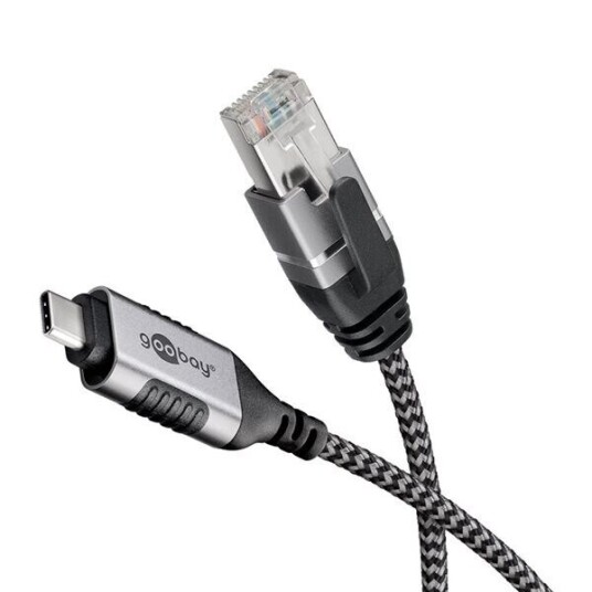Goobay USB-C 3.1 Til RJ45 Nettverkskontakt 2 m
