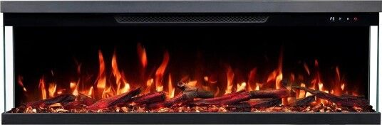 Emotion Flame Unity 107 - 3-Sidig Elektrisk Peis Emotion Flame Unity 107 - 3-Sidig Elektrisk Peis