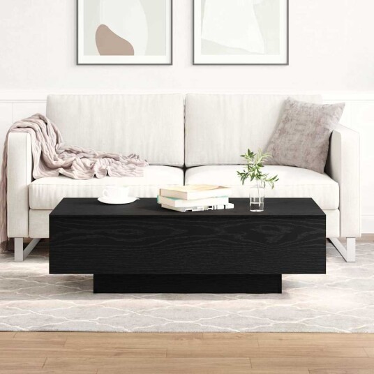 Kaffebord Svart Eik 100x30x36,5 cm Konstruert Tre Kaffebord Svart Eik 100x30x36,5 cm Konstruert Tre