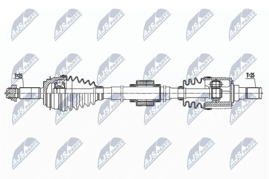 Nty Drivaksel NTY NPW KA 396