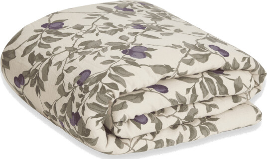 Garbo&Friends Plum Muslin vattert pledd 100 x 140 cm