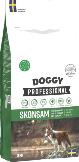 Doggy Professional Skonsam Tørrfôr 18 kg