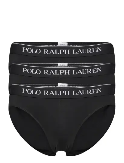 Polo Ralph Lauren Low-Rise-Brief 3-Pack - Black - XL