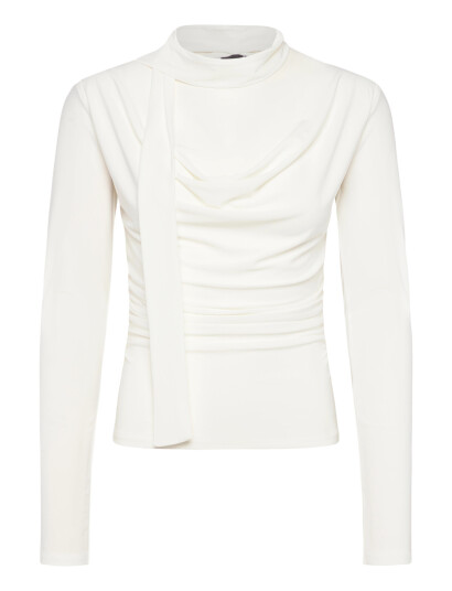Gina Tricot Scarf Top White M